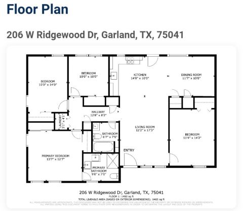 206 W Ridgewood Drive, Garland, TX 75041 — photo 2