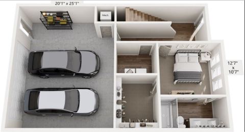 15878 Bear Trap Way Floorplan D2 - Unit 1203, Frisco, TX 75033 — photo 3