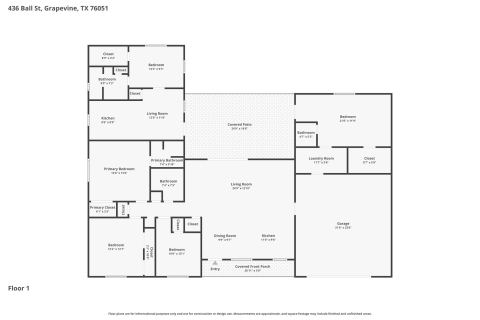 436 Ball Street, Grapevine, TX 76051 — photo 2